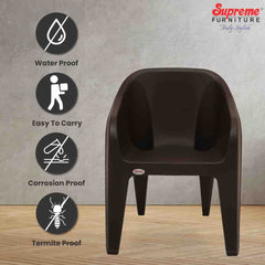 Supreme Futura Plastic With-Arm Chair