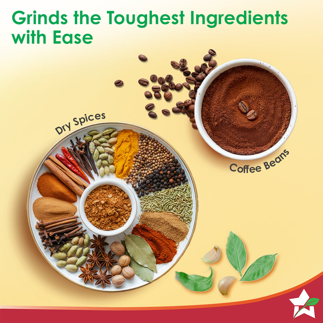 Nutri-blend Mist 500W Mixer Grinder, 22000 RPM, Smoothie Maker-Masala Grinder-Chutney Blender, 3 Unbreakable Jars, Limited Edition, Recipe Book by Chef Sanjeev Kapoor, 2 Yr Warranty, Black