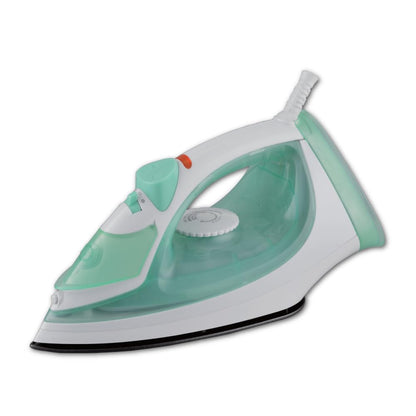 Usha 3816 1600W Steam Iron with Shock Proof Body | Teflon Coated Soleplate | Powerful Steam Output upto18gm/min | 280ml Water Tank Capacity | Overheat Safety Shutoff | 2 Years Warranty|(Green & White)