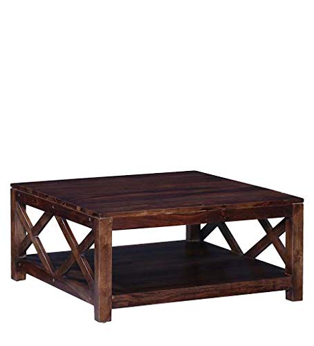 Solid Wood Coffee Table in Provincial Teak Finish Kryss Solid Wood Coffee Table in Provincial Teak Finish