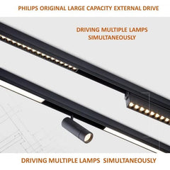 Philips Webber 18W Spot Blade NW - Magnetic Track Light for Modern Interiors, 48V DC, Natural White
