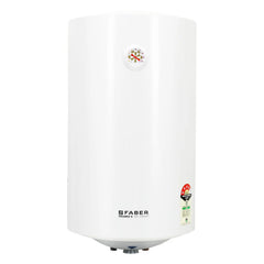 Faber Jazz Elite 50L Vertical Storage Water Geyser | Heating Indicator, 8 Bar Pressure, Titanium Glassline Coated Tank, 