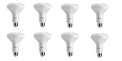 Philips LED Floodlight Pack of 8, 65W Equivalent, Soft White (2700K) BR30 Dimmable, Medium Screw
