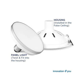 Philips 4W CeilingSecure Pro Downlighter (Warm White, Round)