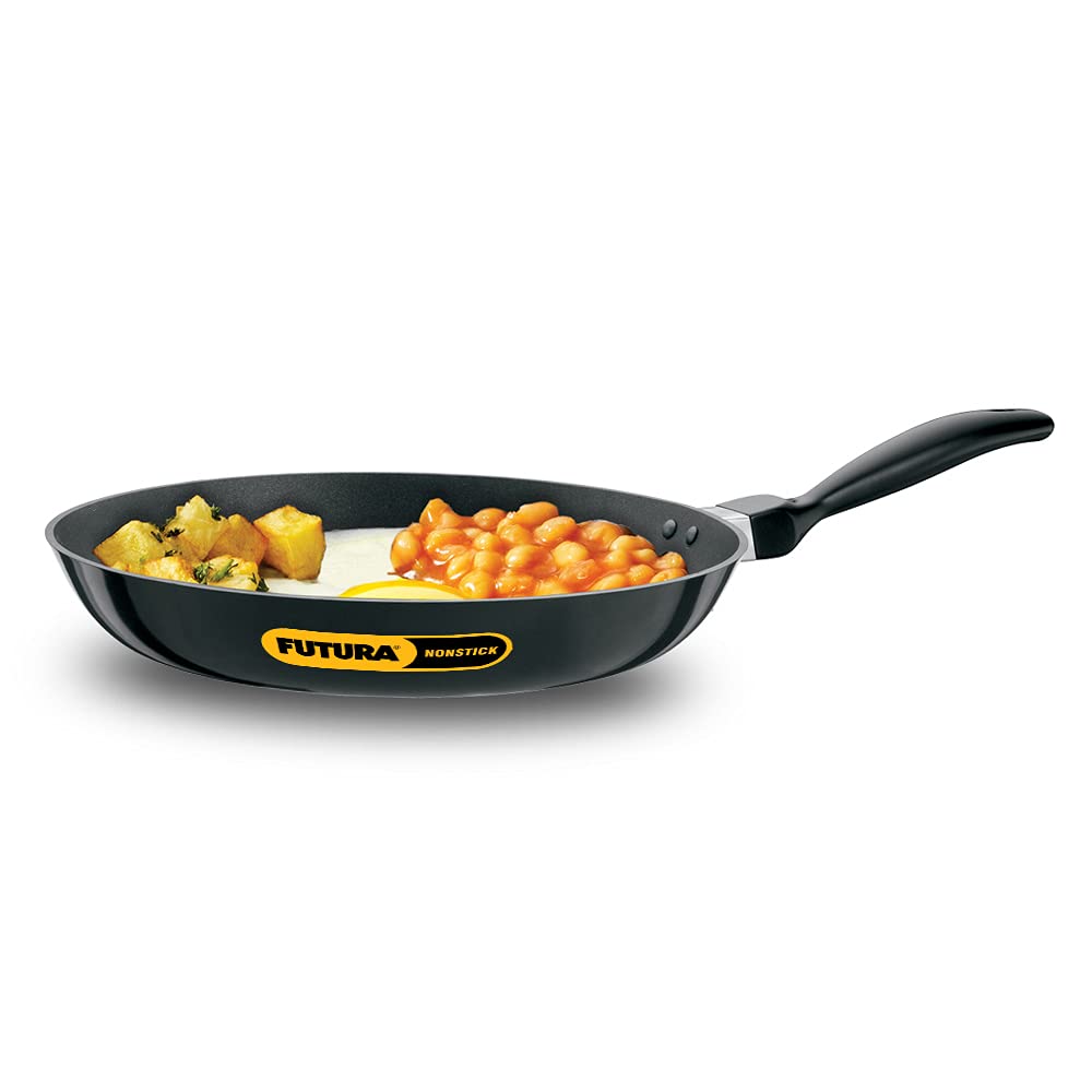 Hawkins Futura 20 cm Frying Pan, Non Stick Fry Pan, Small Frying Pan, Black (NF20)