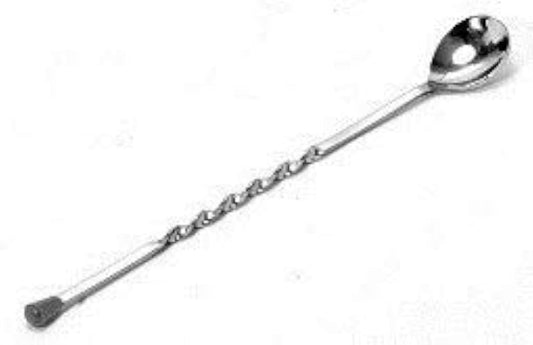 Dynore 11.4 inch Stainless Steel Bar Spoon with Black tip