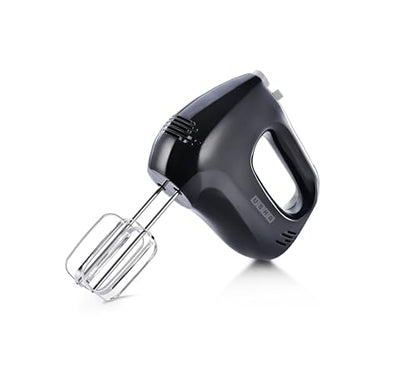 Usha 3732 300 W Hand Mixer with 2 Hooks|2 years warranty,Longer cord for flexible usage,Copper motor for longer life,Accessories Beater and Kneader, Storage box (Black)