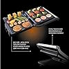 Usha iChef Sandwich Grill | 2000 Watt| Large 4 Slice Flat Bread Griller | 0-180° Flat Bed | Temperature and Timer Control | Auto Shut-off after Pre-Set time |2 Years Warranty (Stainless steel)