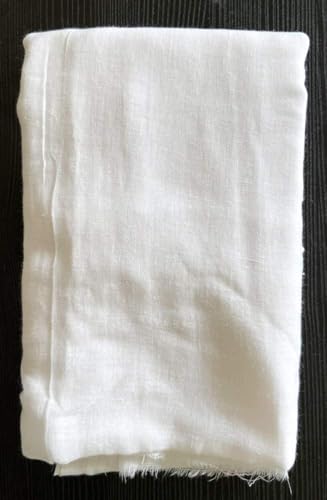 Glus Pure Cotton Muslin Cloth, Natural, Pre-Washed, for Idli Steaming,Cheese Making, Hung Curd,Tea Stainer Cloth Length:2Metre,Width:1Metre (2m X 1m)