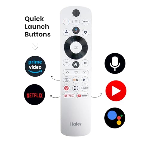 Haier 139 cm (55) S800 Series 4K Ultra HD Smart QLED Google TV 55S800QT-P (Grey)