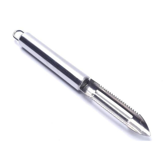 Dynore Stainless Steel Vegetable Peeler Knife with Sharp Edges and Perfect for Cutting & Peeling All Kinds of Vegetable and Fruits Straight Peeler (Steel)