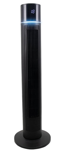 Russell Hobbs Aero Breeze 42" Tower Fan (RTF4200), 60W Powerful Cooling, 70° Wide Airflow Coverage, 4 Smart Modes (AI, Natural, Sleep, Normal), 12-3