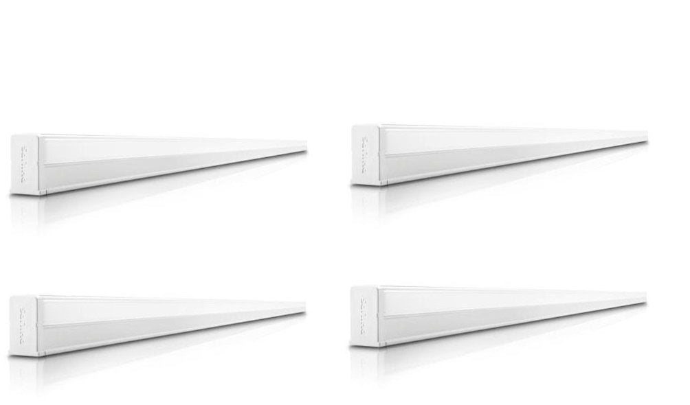 Philips Slimline 9-Watt LED Batten (Pack of 4, Cool Day Light)