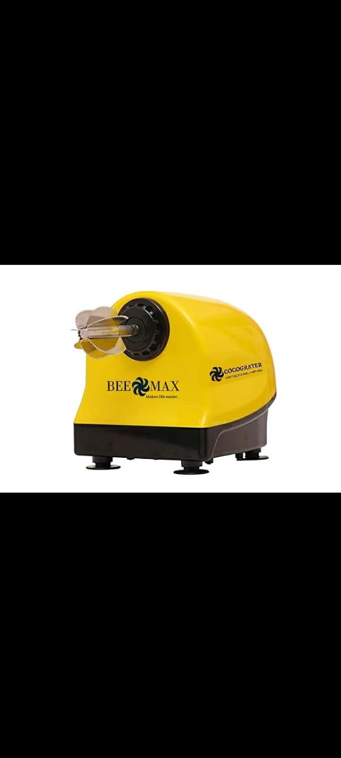 Sree Kitchen Equipments BEEMAX Domestic Electric Coconut Scraper | 100 Watts, 300 RPM, 240V | Stainless Steel Blade | 2 Year Warranty | Perfect for Every House