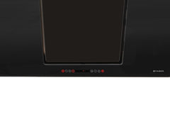 Faber 1000m3/hr Wall Mounted chimney (HOOD CURVY PLUS BK TC LTW 90, Black), Free 1 Year Extended warranty