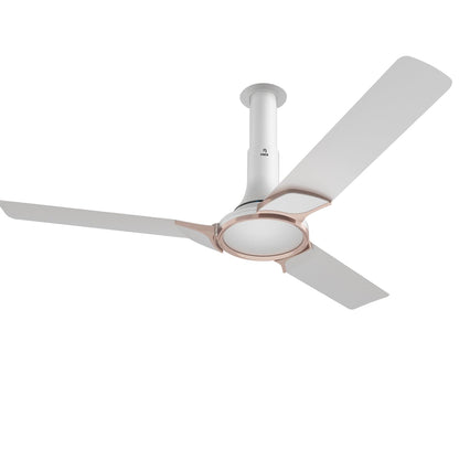 NNEX by BAJAJ Glyde A50 1200 MM | BEE 4 Star Rated Premium Ceiling Fan | 20% Higher Air Thrust* | Airfluence™ Al Blades | Adjustable Downrod | 2-Yr Warranty 【Snow White】