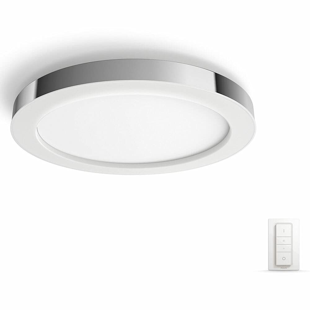 Philips Hue Adore Bathroom Smart Ceiling Light (White Ambiance) 40 Watts (Compatible with Amazon Alexa