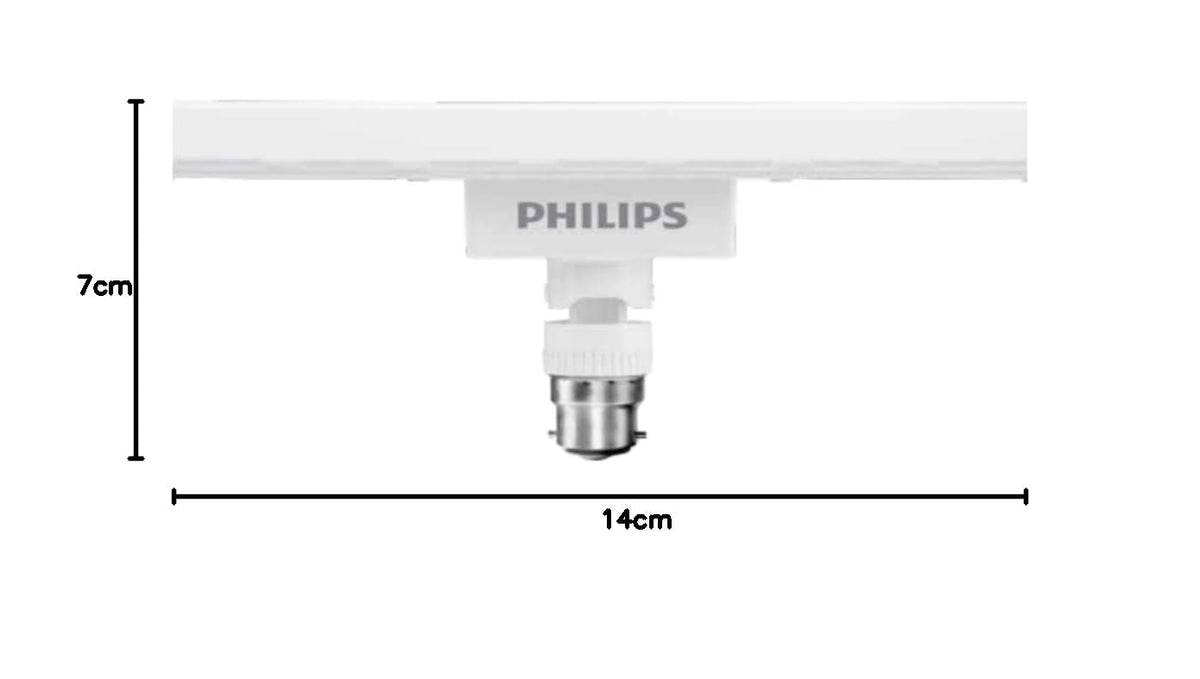 Philips Stellar Bright 40-watt LED T-Bulb, Base B22 (Crystal White) - Pack of 2