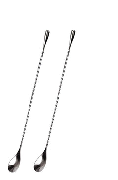Dynore Stainless Steel Set of 2 Teardrop Bar Spoon 32cmx4cmx3cm