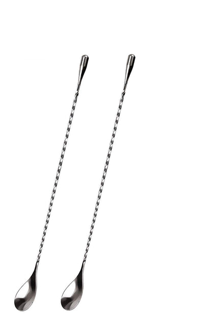 Dynore Stainless Steel Set of 2 Teardrop Bar Spoon 32cmx4cmx3cm