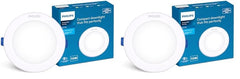 Philips Polycarbonate Starfit 10 Watt Concealed JB LED Downlighter for Ceiling with 3 Inch Cut-Out (Cool Day (Pack of 2)