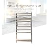 Priya Heavy Duty Rust-Free Stainless Steel Foldable Storage Cloth Drying Stand/Clothes Dryer Stands/Laundry Racks with for Indoor/Outdoor/Balcony (Butterfly Model) (L-68 inch * W-22 inch * H-36 inch)