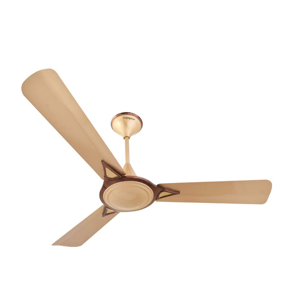 Crompton Avancer Prime 1200 mm (48 inch) Decorative Ceiling Fan with Anti Dust Technology (Conch Cream) 1 Star