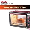USHA 25 Liters (OTGW 25RC) Oven Toaster Grill (Wine & Matte Black), Medium (OTGW25RC)
