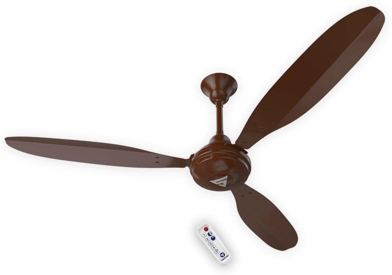 Superfan SuperX1 1200mm BLDC Ceiling fan for Home | India's 1'st BLDC fan| BEE 5 Star Rated Energy Efficient BLDC Fan| 5 Year Warranty (Brown)