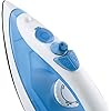 Usha 3713 1300Watt Steam Iron with Self Cleaning Function | Teflon Coated Soleplate | Powerful Steam Output upto18gm/min | 180ml Water Tank Capacity | 2 Years Warranty | (Blue & White)