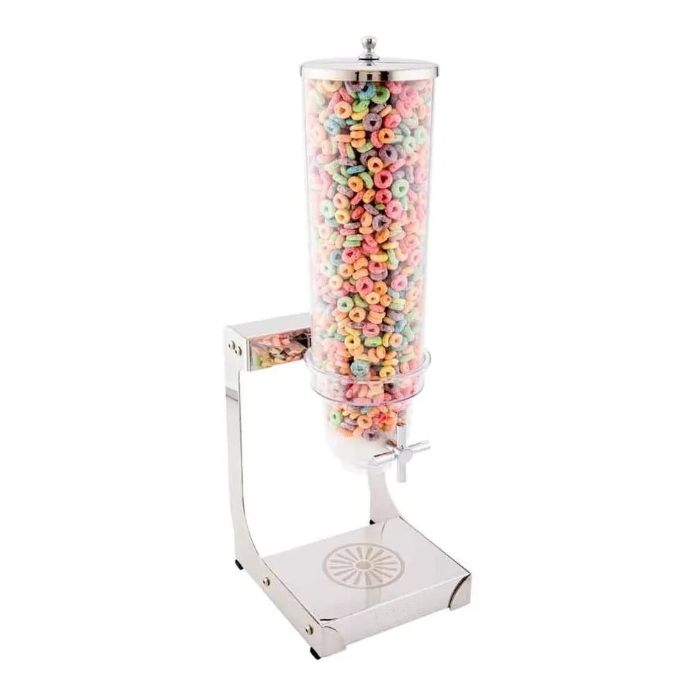 MAZORIA Commercial 4 Ltr Cereal Dispenser Food Dispenser for Cornflakes, Oatmeal, Porridge used in Buffet Breakfast, Cafes, Restaurants & Hotels