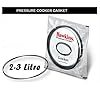 HAWKINS Rubber Gasket Sealing Ring for 2-4 L Pressure Cookers (Black) - Set of 2