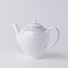 Magique by The Wishing Chair x ClayCraft : River of Flowers Ceramic Teaset 15-Piece | Teapot, Cups & Saucers, Sugar & Milk Pot | Elegant Floral Tea Set for Home High Tea Gifting Weddings Parties