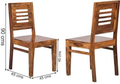 Sheesham Wood 4 Seater Dining Table Set with Chairs for Living Room