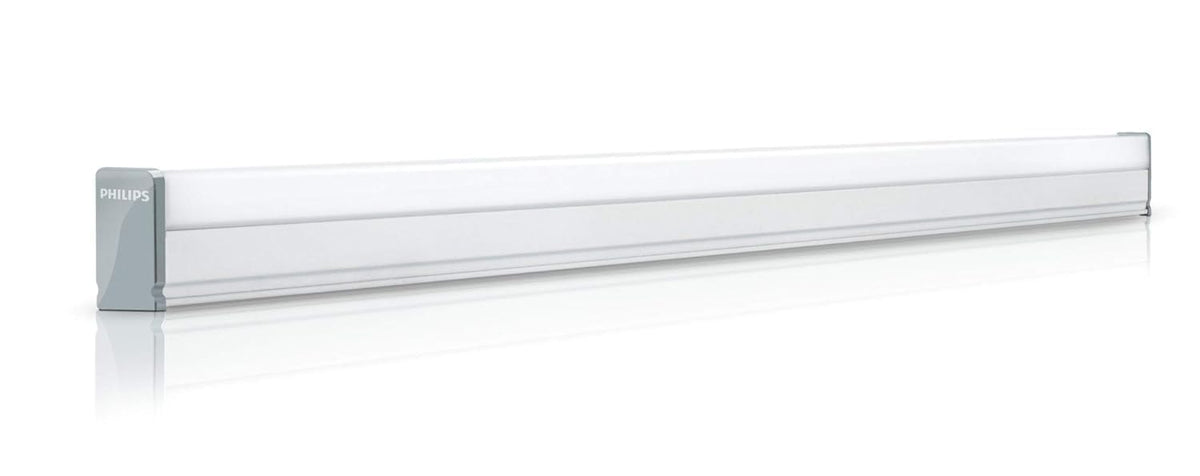 Philips Slimline Compact 2000-Lumen Metal Batten Tube Light for Kitchen & Small Rooms (20W, 2ft, Pack of 6
