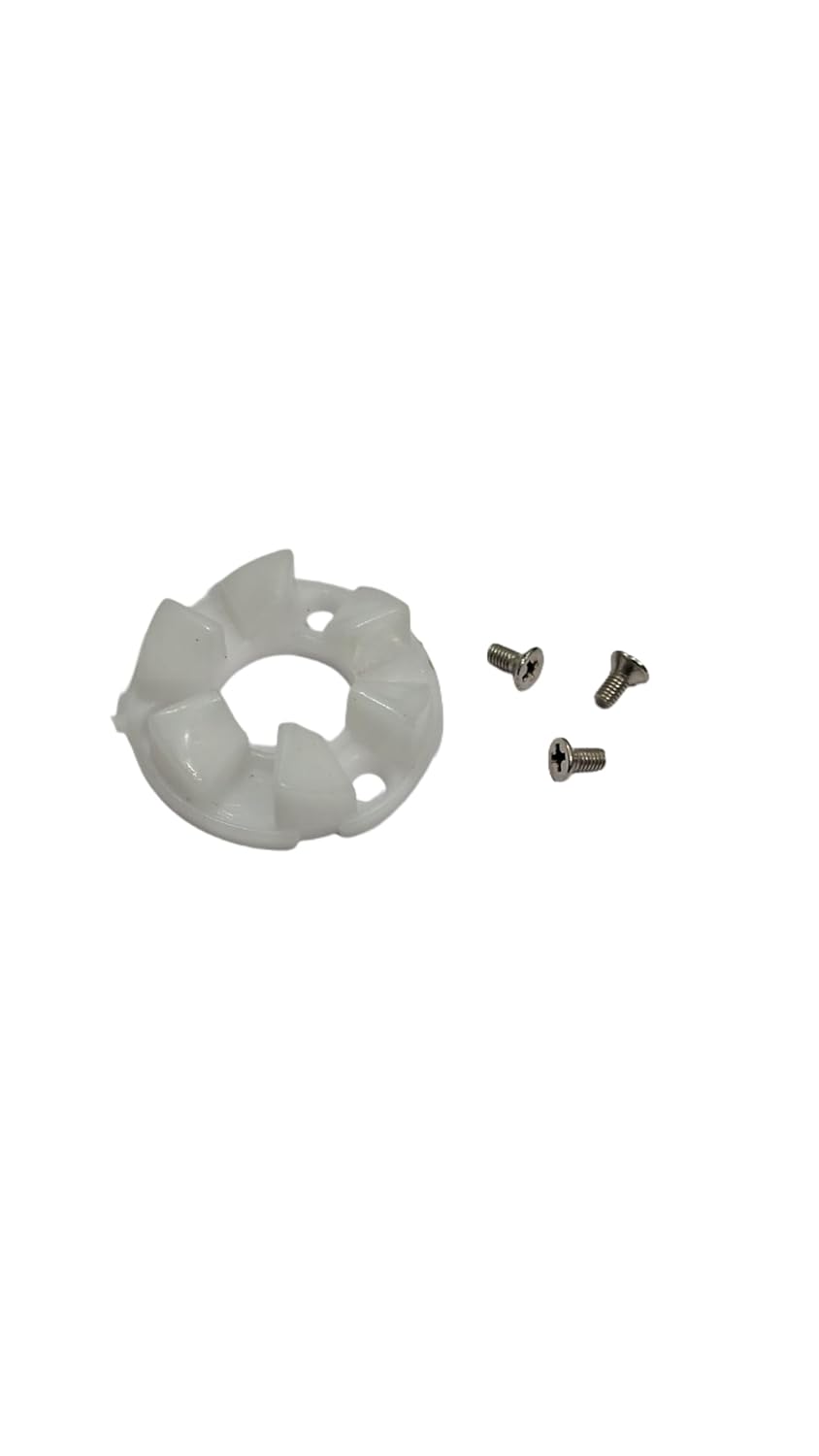 Sujata Juicer Mixer Coupler Teeth (with Screw, 2 Pcs Set), White