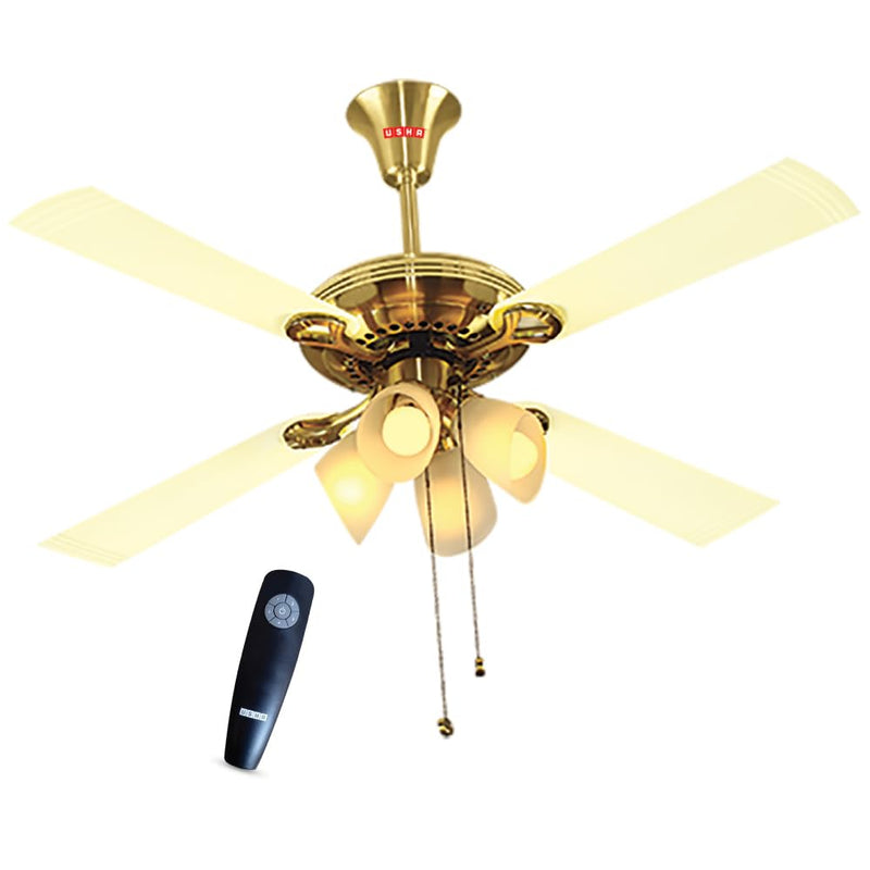 USHA Fontana Lotus 1230mm Ceiling Fan with Decorative Lights-1
