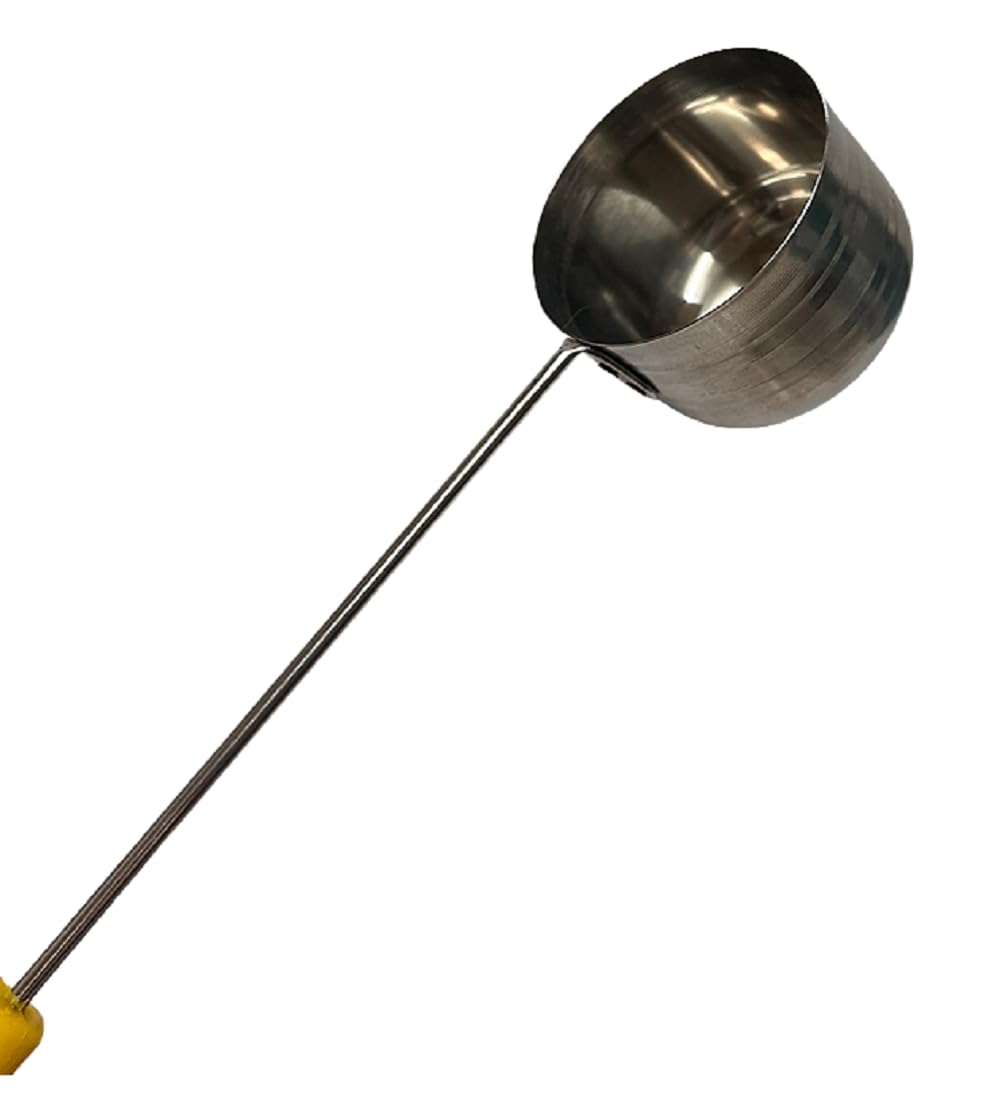 Dynore Stainless Steel Water Serving Donga with Plastic Handle, 34 Cm