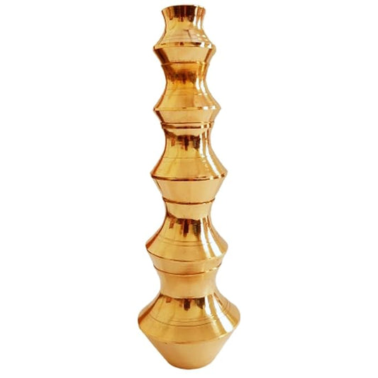 MAASHIV TRENDZ Brass Glossy Finish Kubera Panai/Lakshmi Kubera Pot | Gubera Panai/Lakshmi Kubera