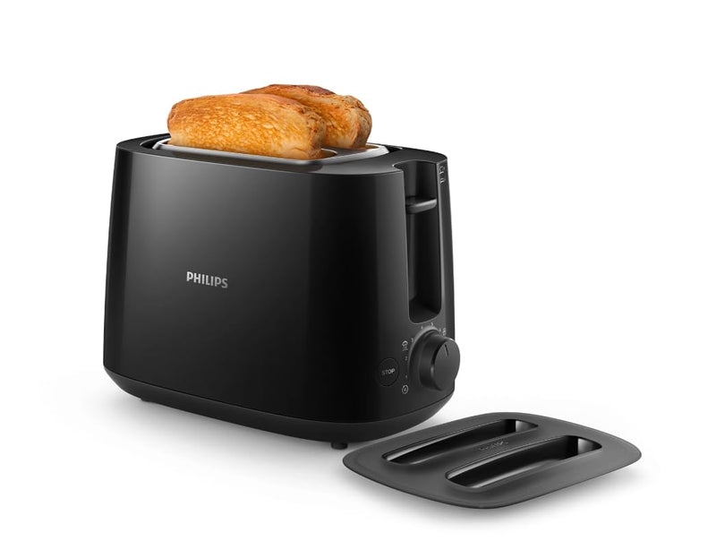 Philips HD2582/00 Two slice Pop-up toaster with bun warmer | 830W | 6 browning settings