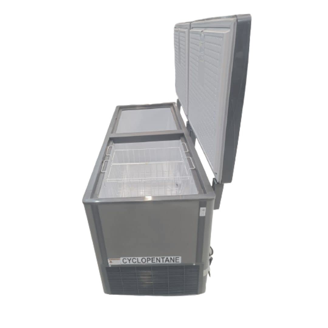 VOLTAS CVF500DA4 Double Door Deep freezer cum chiller, 469 Litres,convertible, GREY LATEST