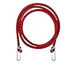 Multipurpose Flexible Bungee High Tension Stretchable Elastic Rope with Hook for Cloth Hanging Drying Packing Luggage Strap Wrapping Bike Luggage with 6 ft Elastic Bungee Cord Bungee Rope 15 MM