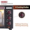 USHA 25 Liters (OTGW 25RC) Oven Toaster Grill (Wine & Matte Black), Medium (OTGW25RC)