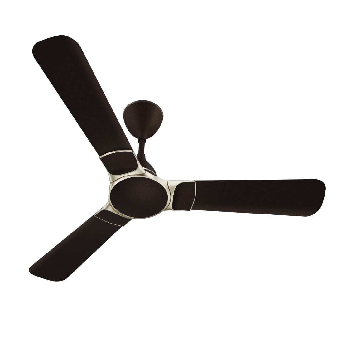 atomberg Erica Artesta 1200mm India's No.1 BLDC Ceiling Fan with Remote | BEE 5-star | Best Air Delivery | Low noise | LED Speed Indicator | 3 Years Warranty| Midnight Black