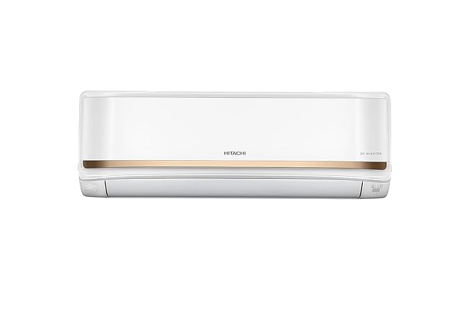 Hitachi 1 Ton 3 Star ice Clean Xpandable Plus Inverter Split AC (100% Copper, 4 Way Swing, Dust Filter, iZen 3400SXL, R32-RAS.G312PCBISS, Dual Gold)