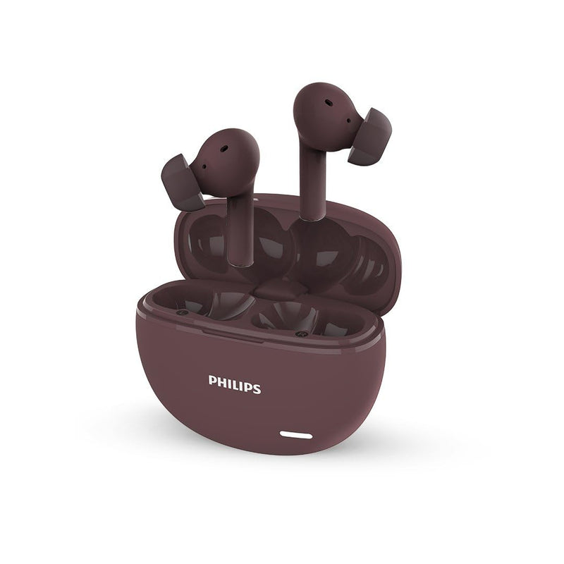 Philips Audio TAT1179RD/94 True Wireless in-Ear Earbuds with Pocket Sized Charging Case