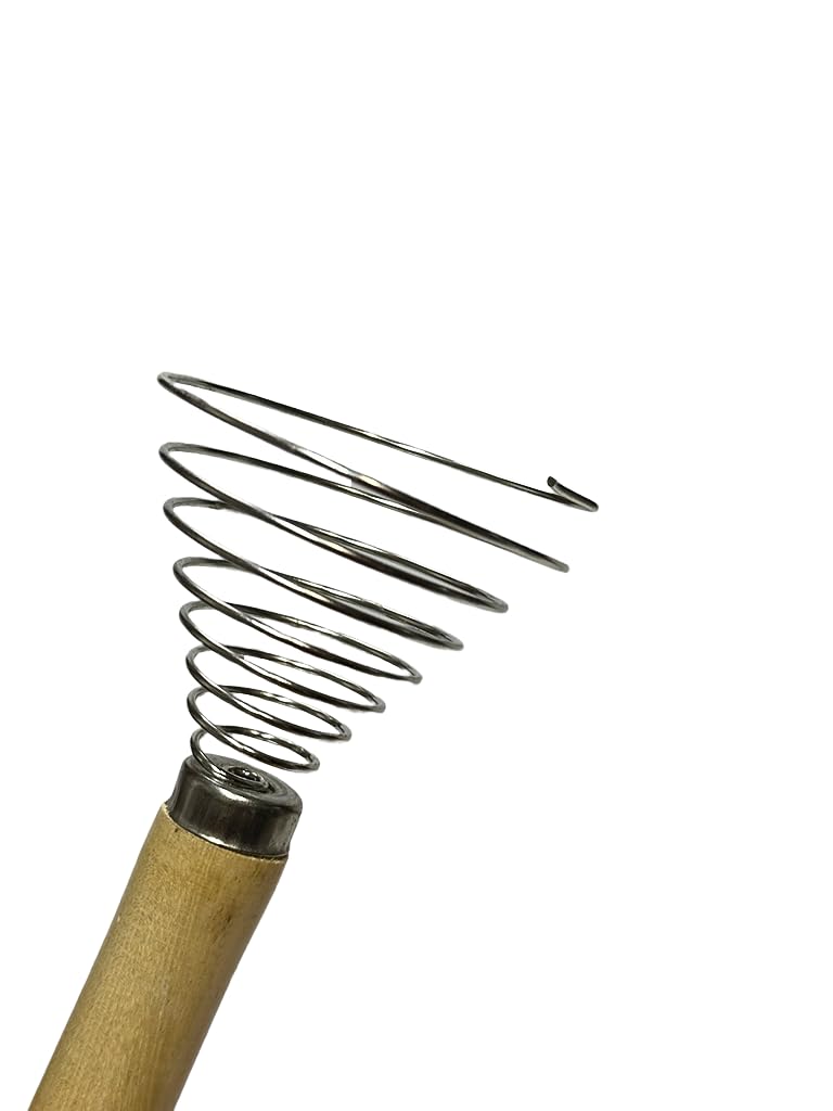 Dynore Stainless Steel Wire Whisk | Coil | Spiral Whisk | Egg Frother | Egg Beater- Kitchen Utensils for Blending, Whisking, Beating & Stirring, 17 cm
