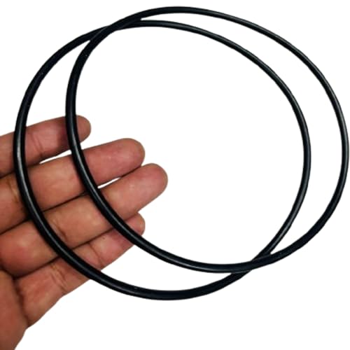 Rubber Cooker Gasket Combo Set 2 Pressure Cookers Suitable For (3LITRE) Allpressure (Cooker Gasket Combo Set 2) Hawkins Pressure Cooker Not Support, Black