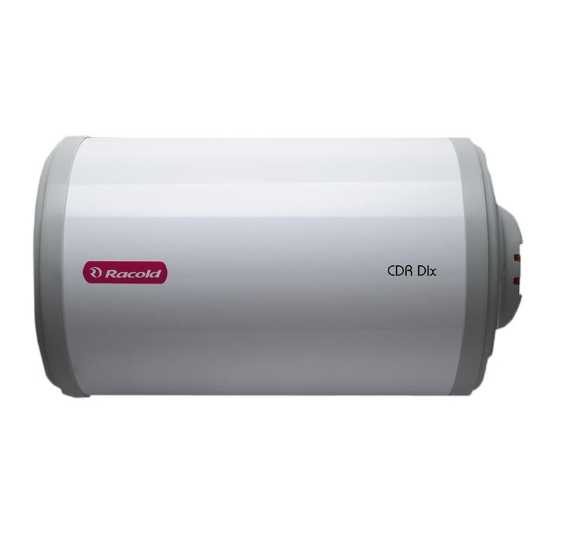 Racold CDR Dlx 15ltr Horizontal BEE 4 Star Storage Water Heater(Geyser) with Free Standard Installation & pipes || Rust Proof Body||Fits under false ceilings||Suitable- High-rise Buildings||