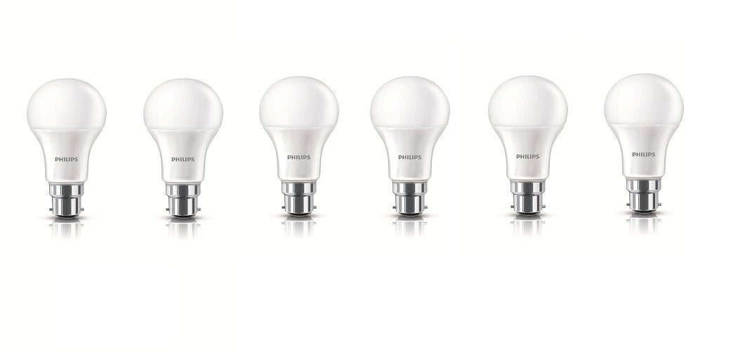 Philips Ace Saver 10.5W B22 LED Bulb,Cool Day Light,Pack of 6
